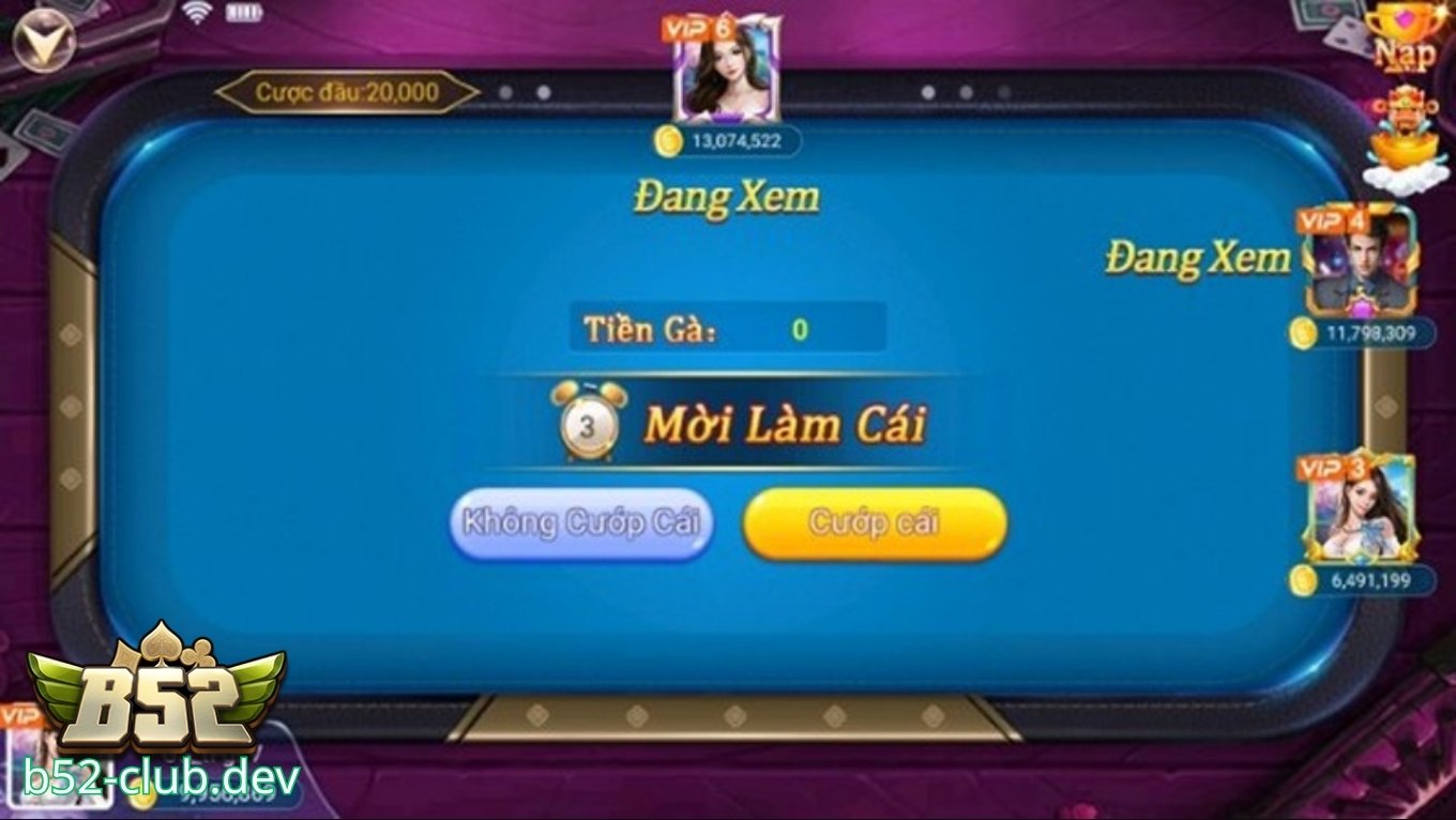 Hướng dẫn tham gia game bài B52 CLUB
