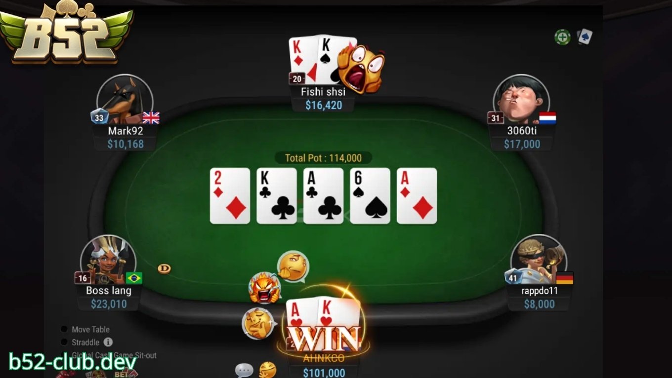 Luật chơi Poker B52 CLUB chi tiết