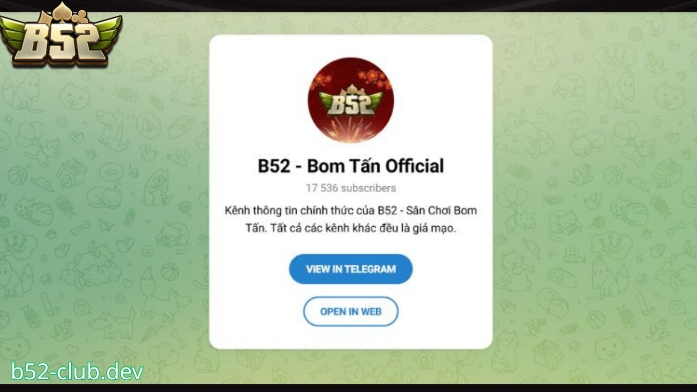 Lưu ý khi liên hệ B52 CLUB